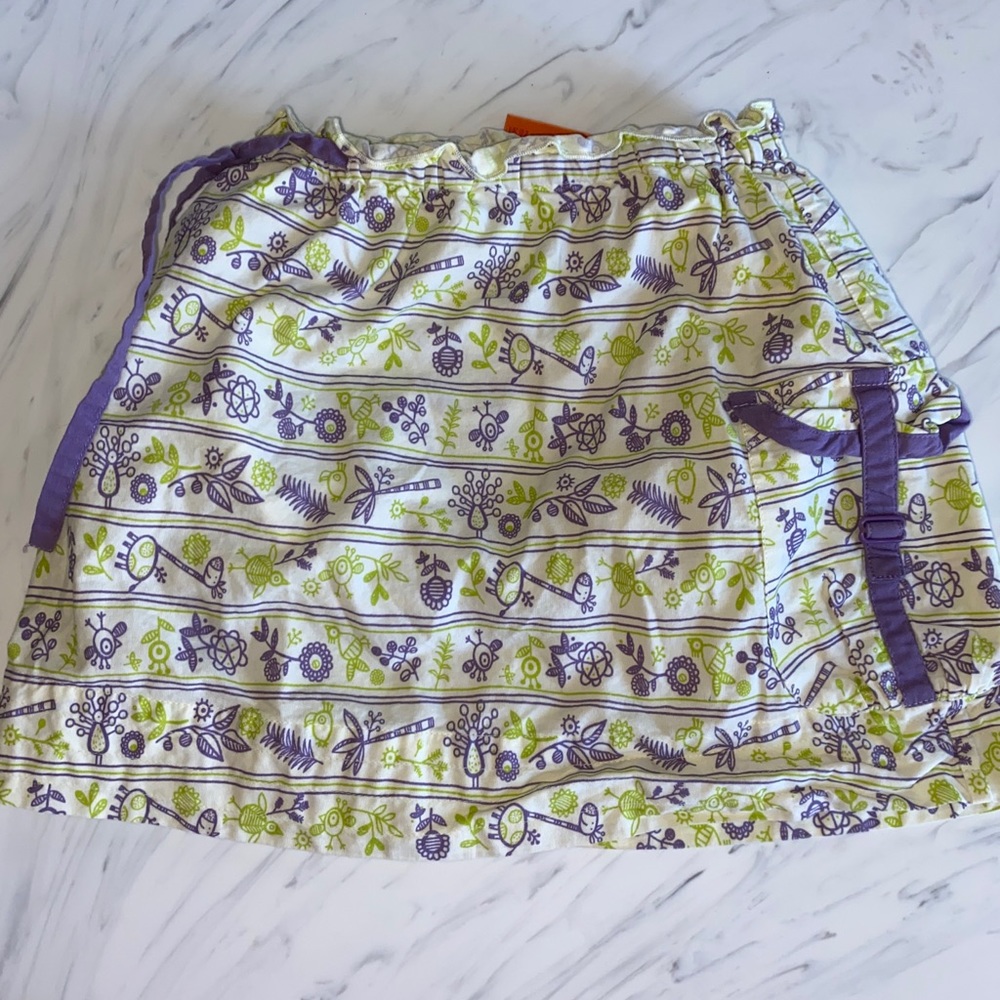 DPAM skirt shorts skort 24 m 2t peacock bird print